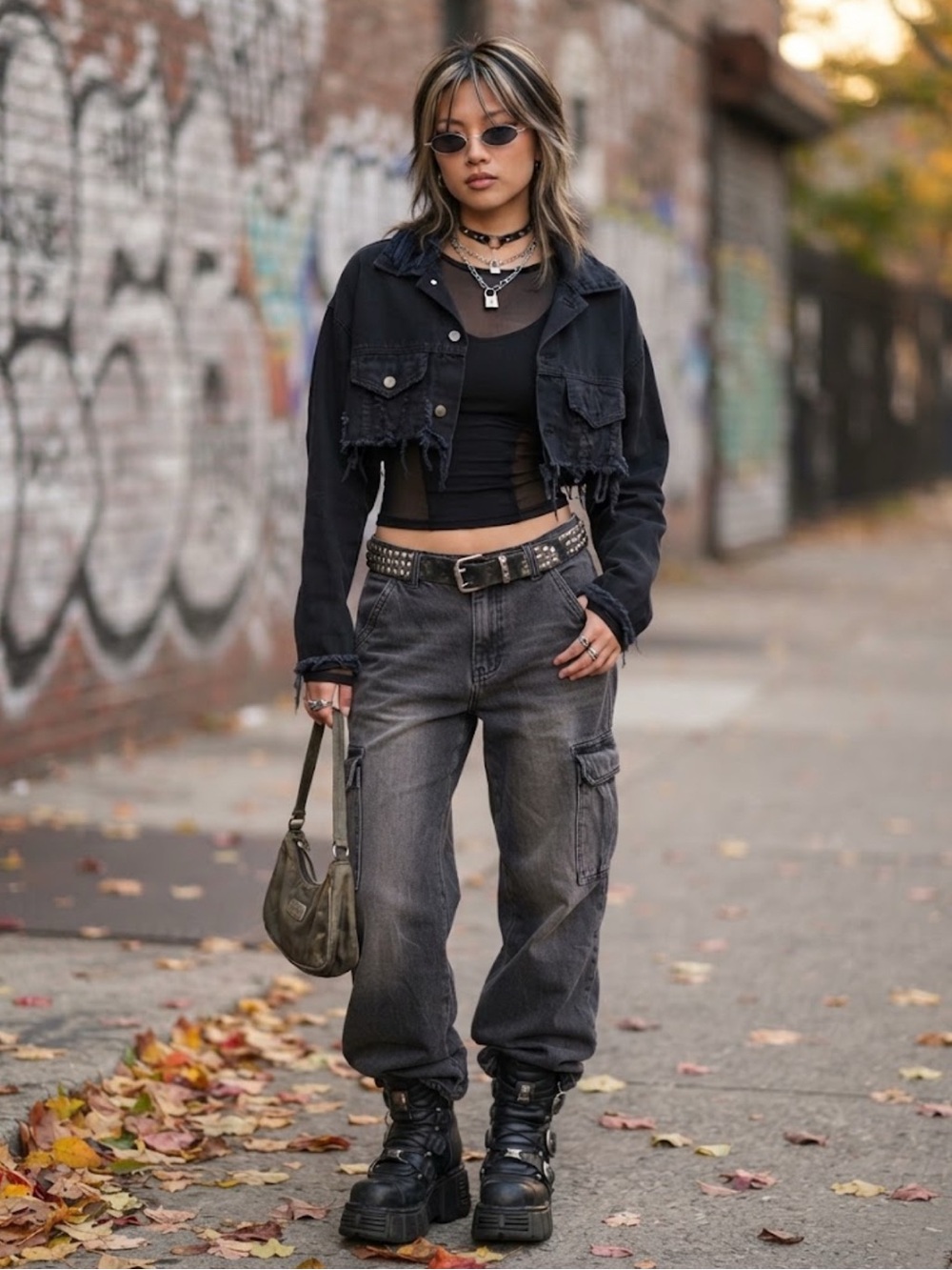 Carmar Black The Audrey Extreme Distressed Crop Denim Jacket XS LF Stores
